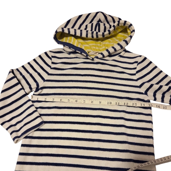 Mini Boden Terrycloth Swim Cover Up Hoodie Dress Girls 7-8 Years Old Rainbow - Picture 3 of 6